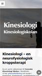 Mobile Screenshot of kinesiologi.se